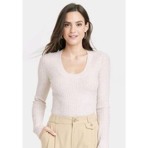 A New Day Fine Gauge Scoop Neck Sweater